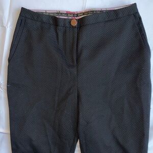 Ted Baker London Black Textured Pants